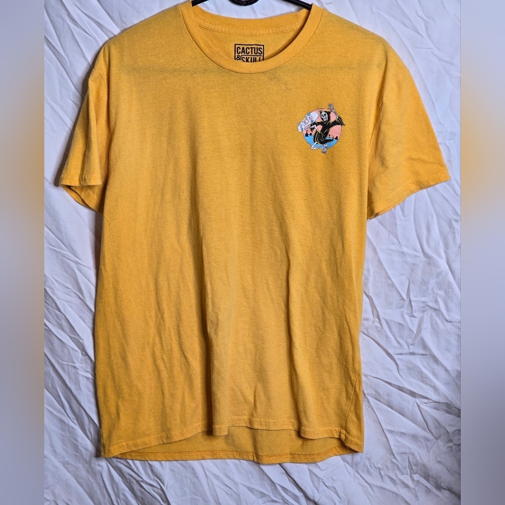 Yellow Graphic Crewneck T-Shirt